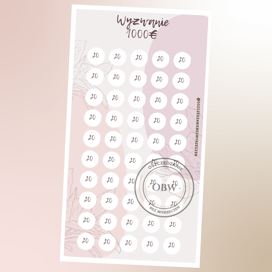 Wyzwanie walutowe 1000 euro - obrazek 1