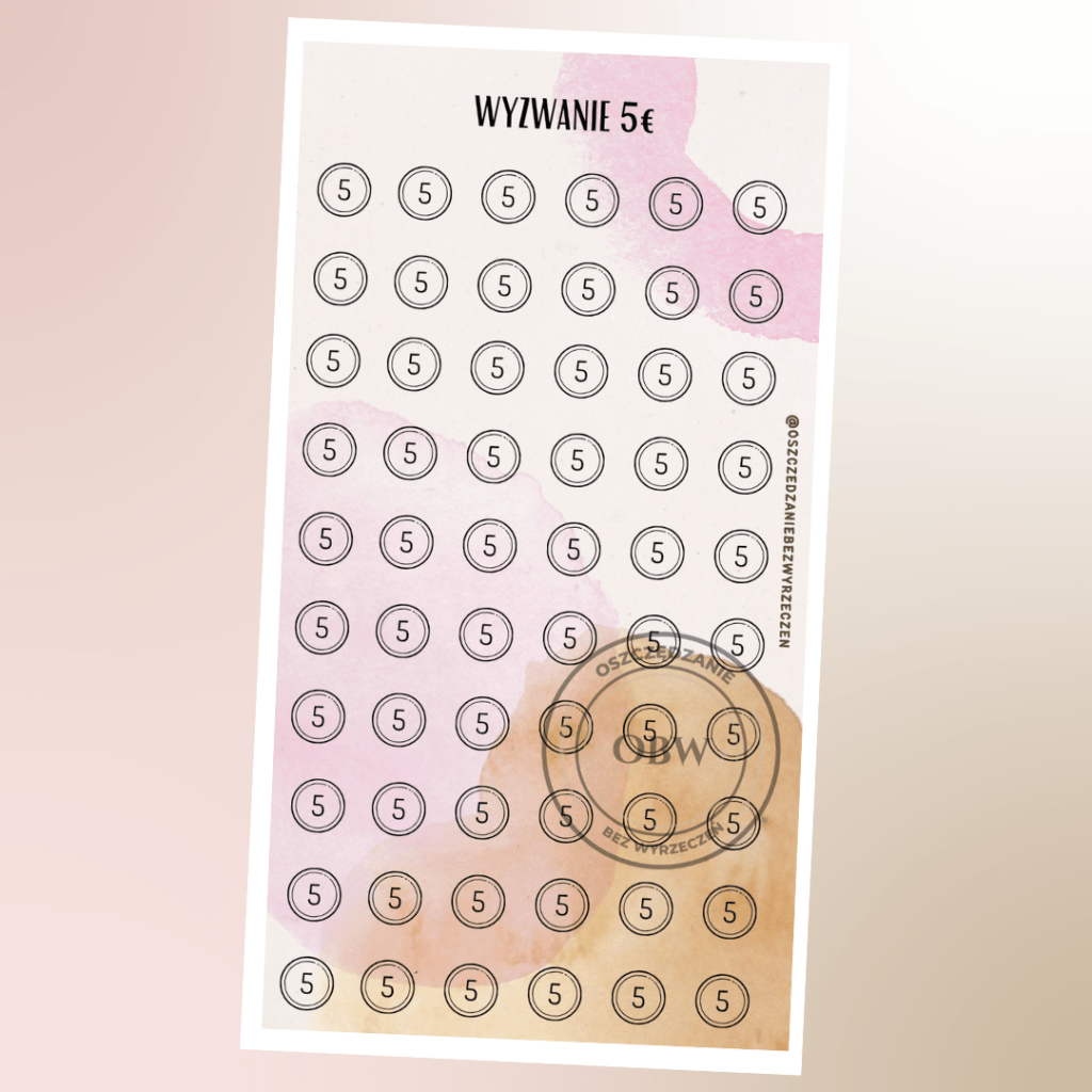 Wyzwanie walutowe 5 euro