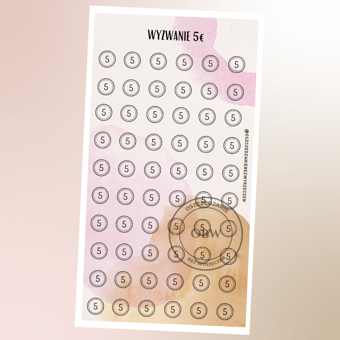 Wyzwanie walutowe 5 euro - obrazek 1