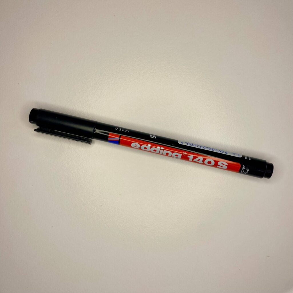 Marker - Czarny foliopis