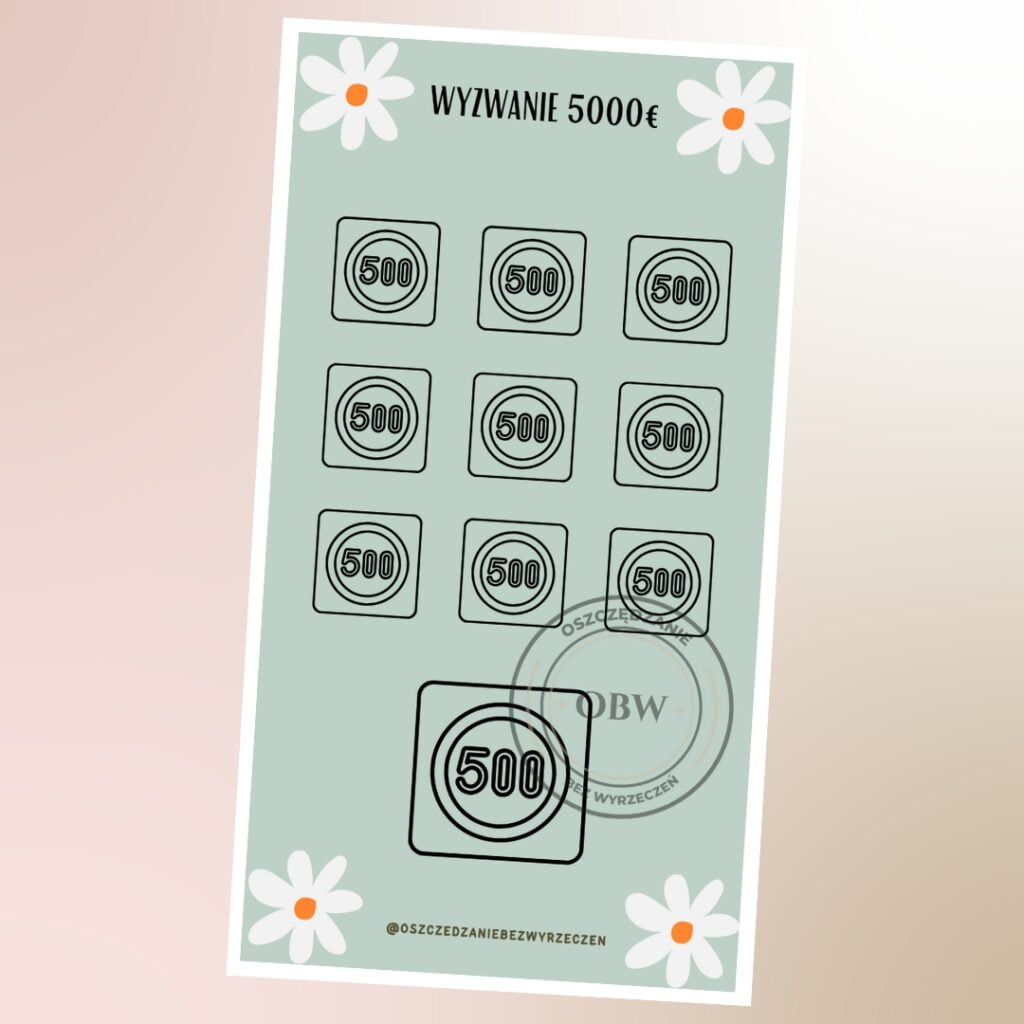Wyzwanie walutowe 5000 euro