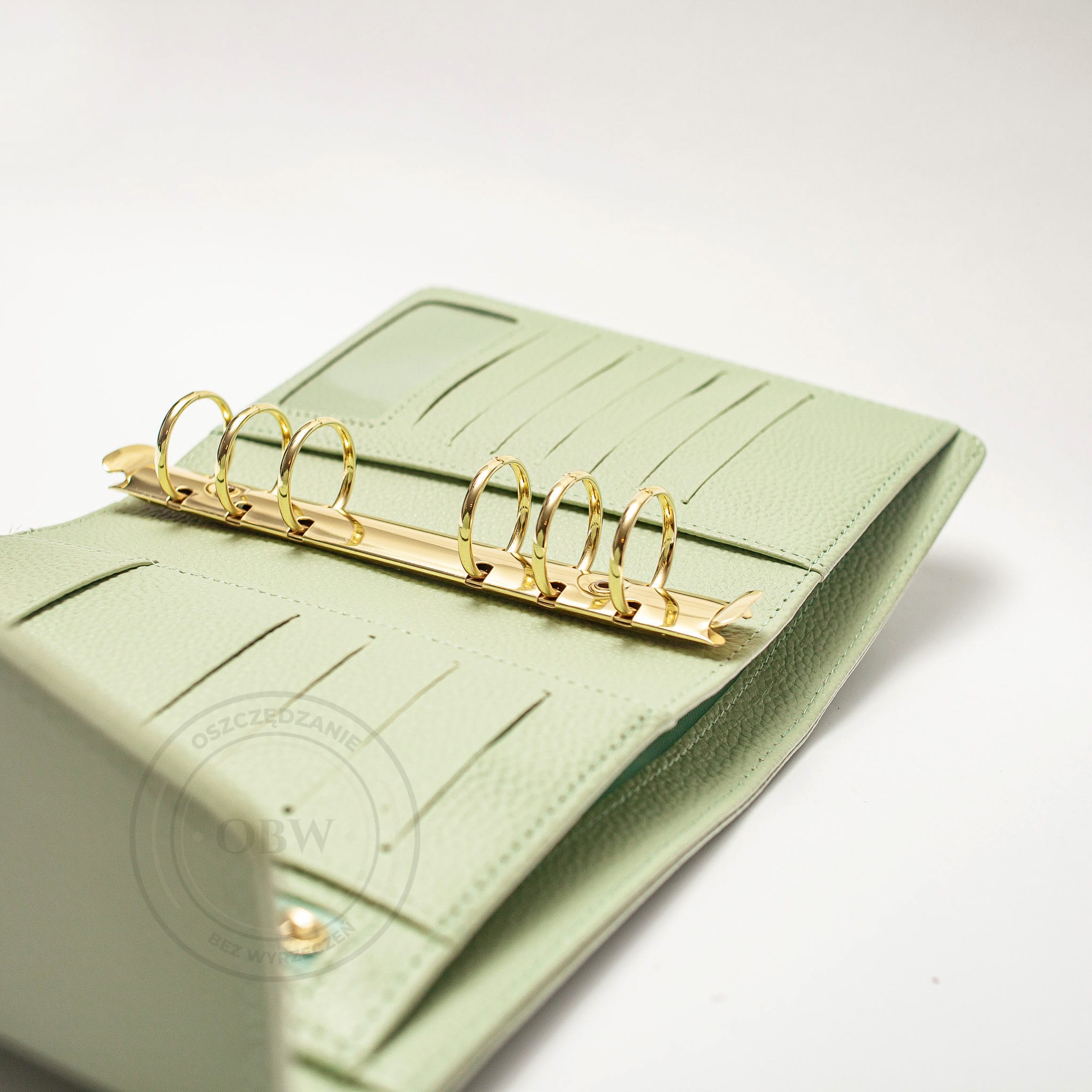 Segregator budżetowy A6 Elegant - Miętowy - obrazek 4