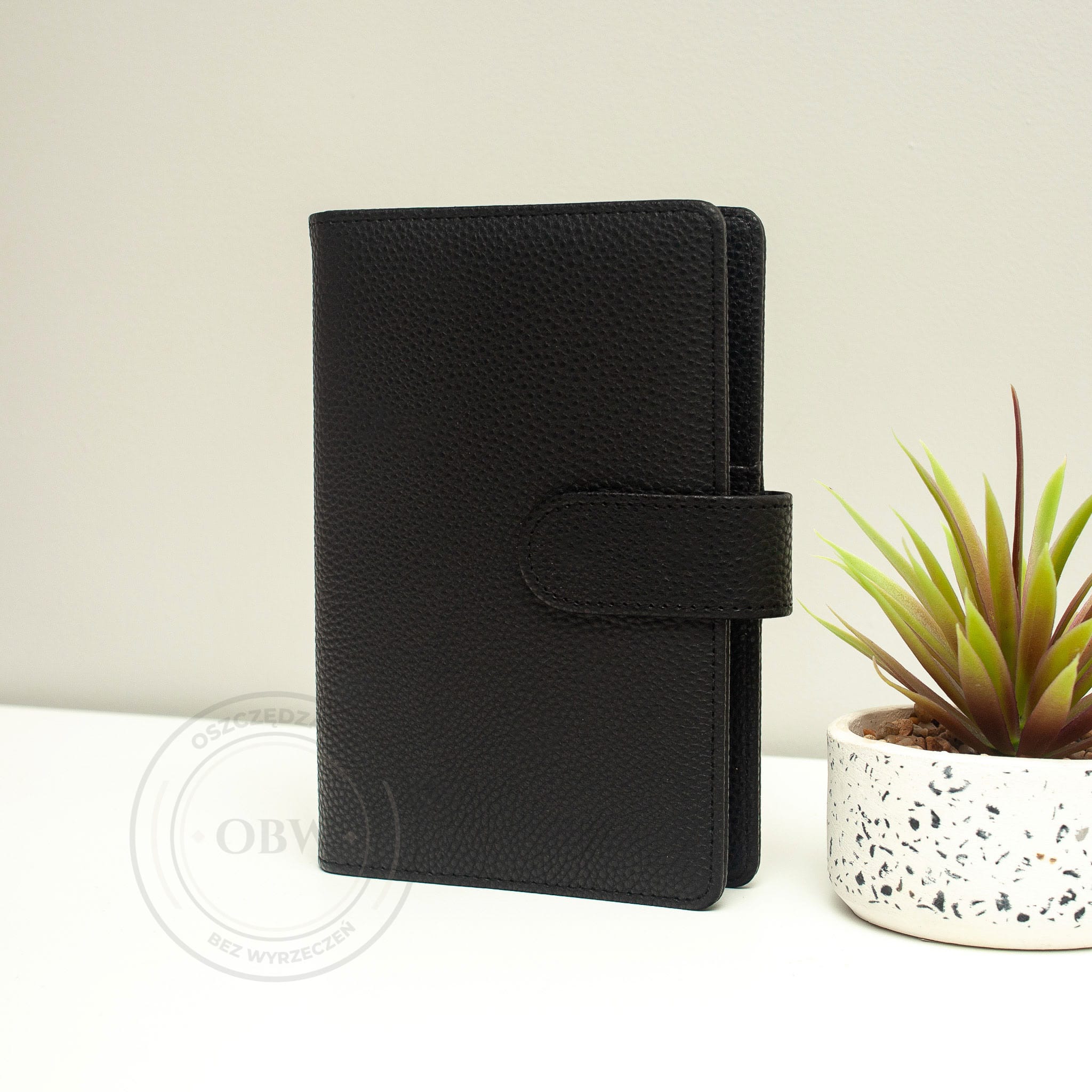 Segregator budżetowy A6 Klasyk - Czarny - obrazek 1