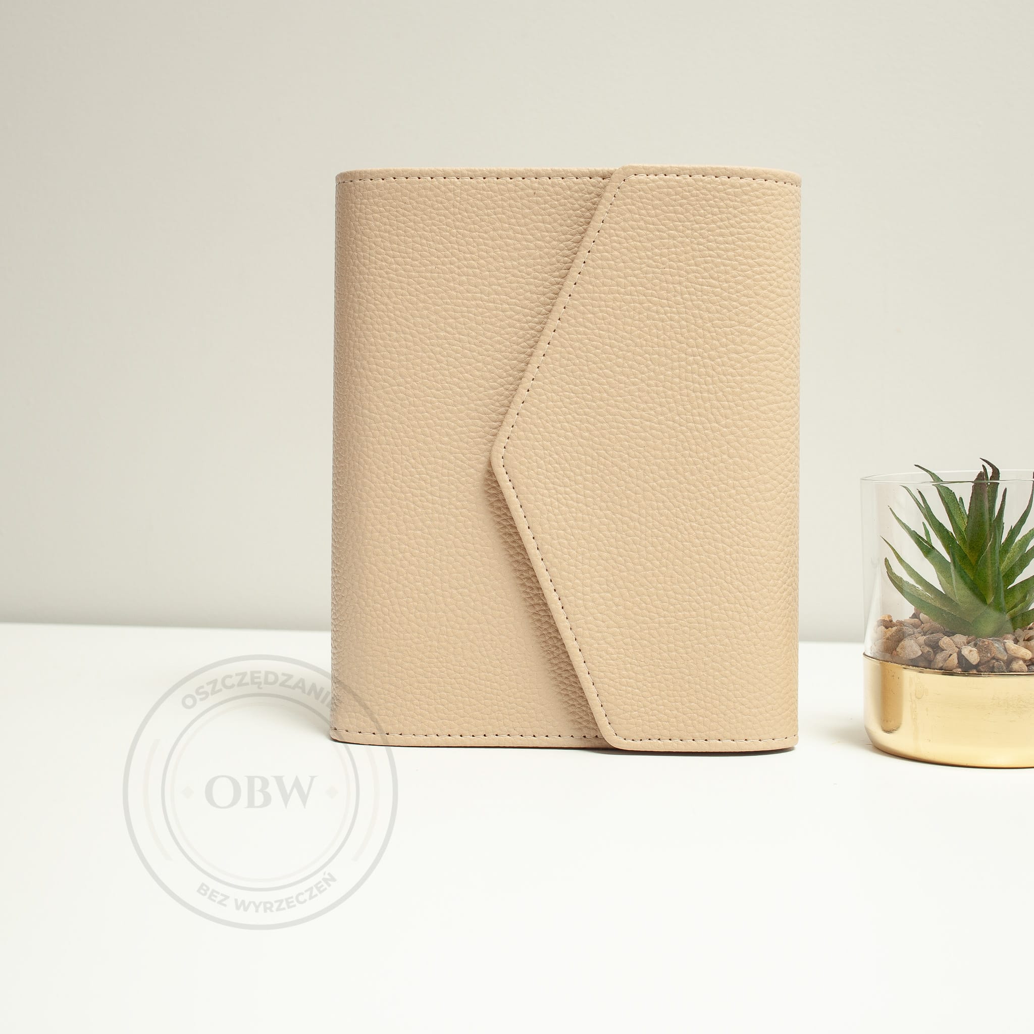 Segregator budżetowy A6 Elegant - Beżowy - obrazek 1