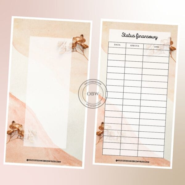 Karty kategorii (5x) + Statusy (5x) - Nude