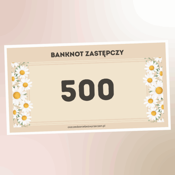 Banknot Zastępczy 500