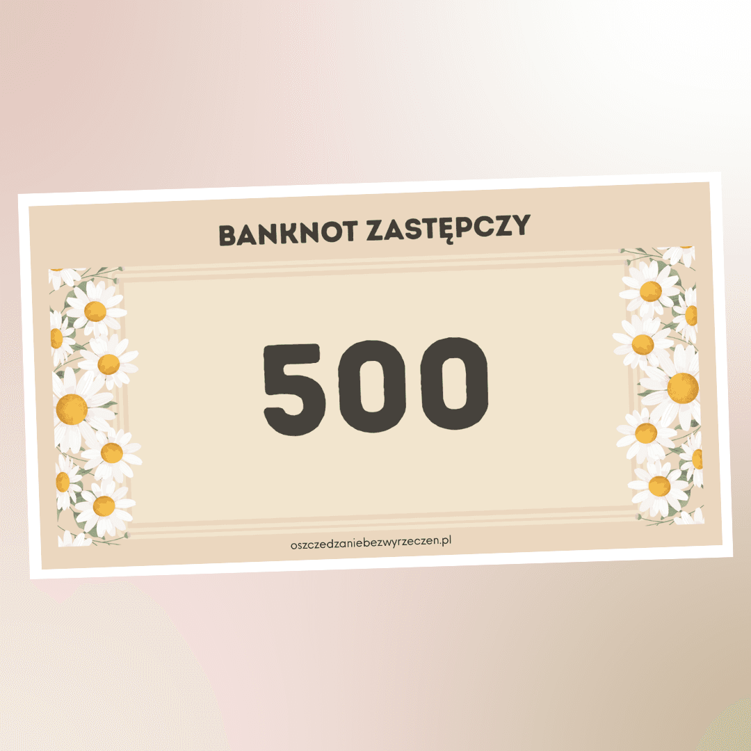 Banknot Zastępczy 500 - obrazek 1