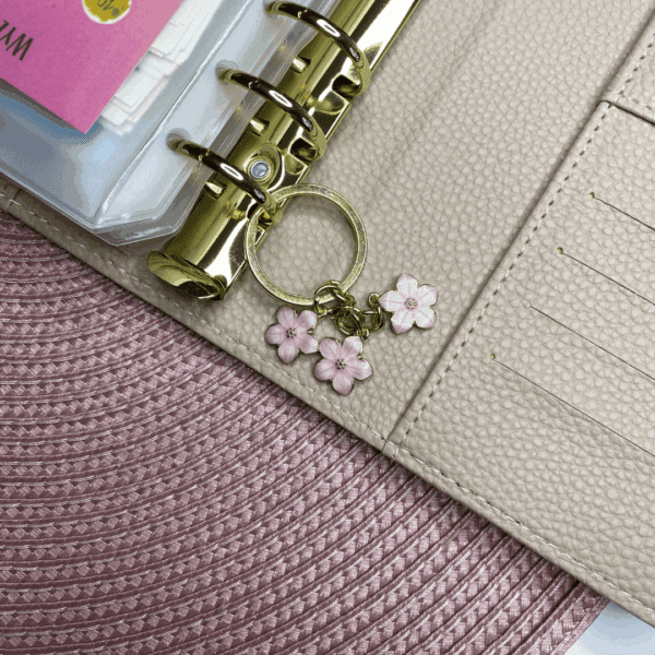 Zawieszka do segregatora - kwiatki