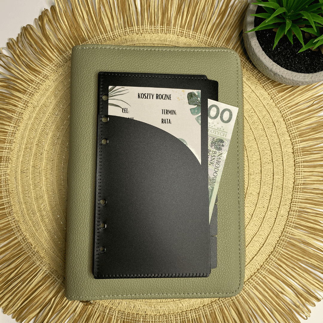 Czarne koperty budżetowe A6 - zestaw 6 kopert - obrazek 2