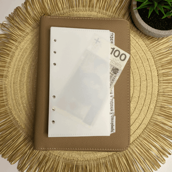 Mleczne koperty budżetowe A6 - zestaw 6 kopert