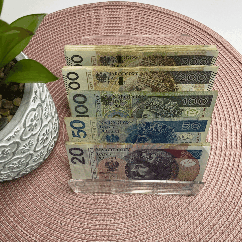 Podstawka na banknoty