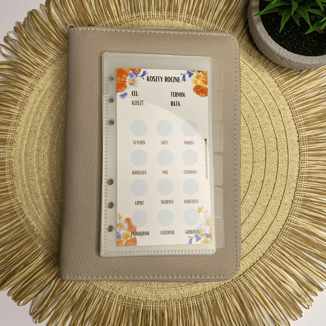 Transparentne koperty budżetowe A6 - zestaw 6 kopert - obrazek 3