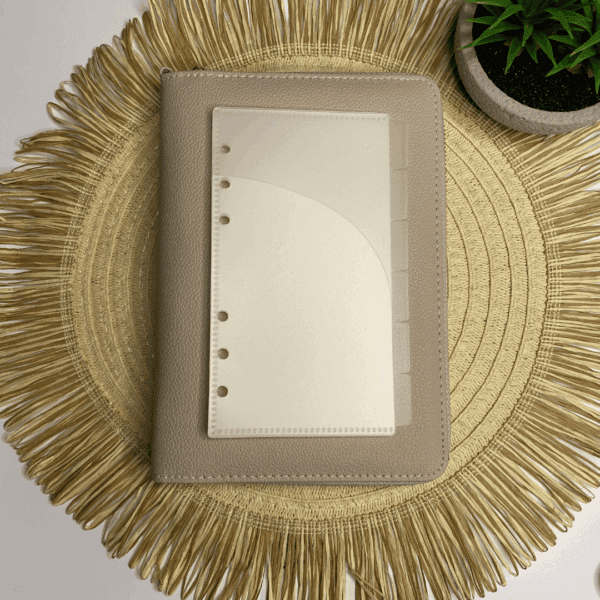 Transparentne koperty budżetowe A6 - zestaw 6 kopert