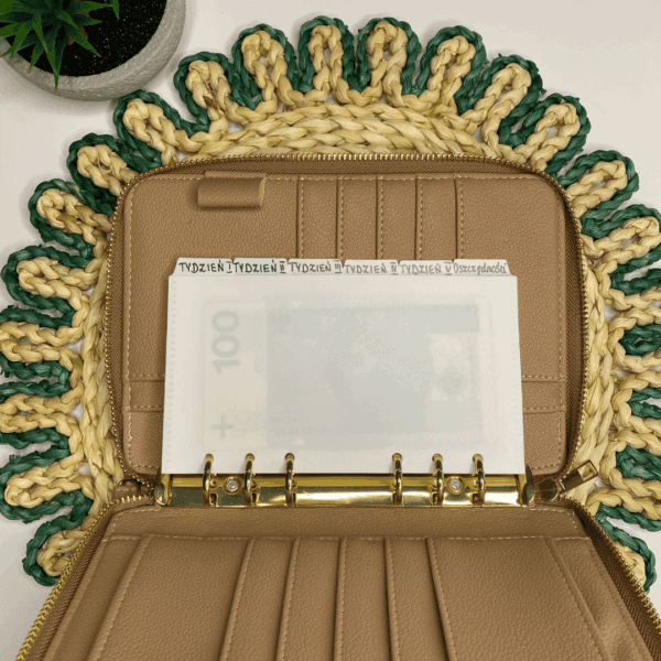 Mleczne koperty budżetowe A6 - zestaw 6 kopert