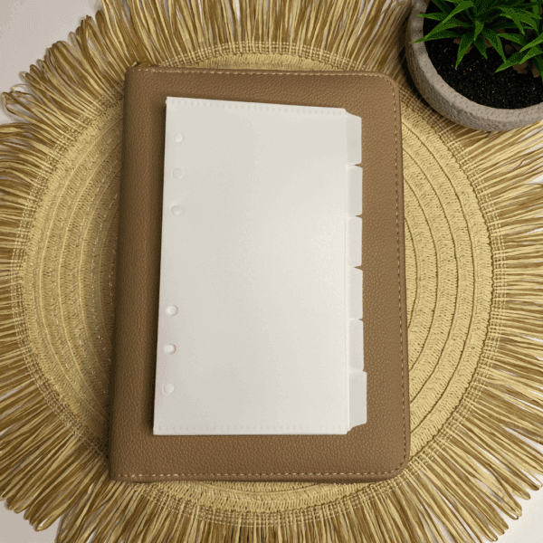 Mleczne koperty budżetowe A6 - zestaw 6 kopert