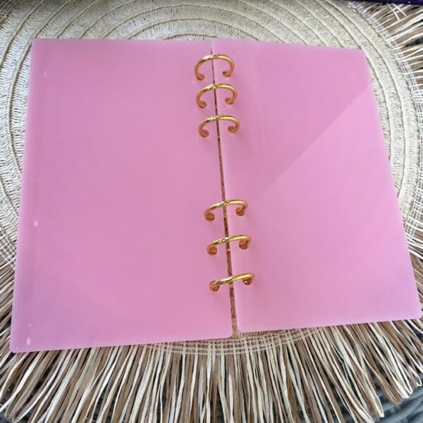 Segregator A6 akrylowy - Różowy