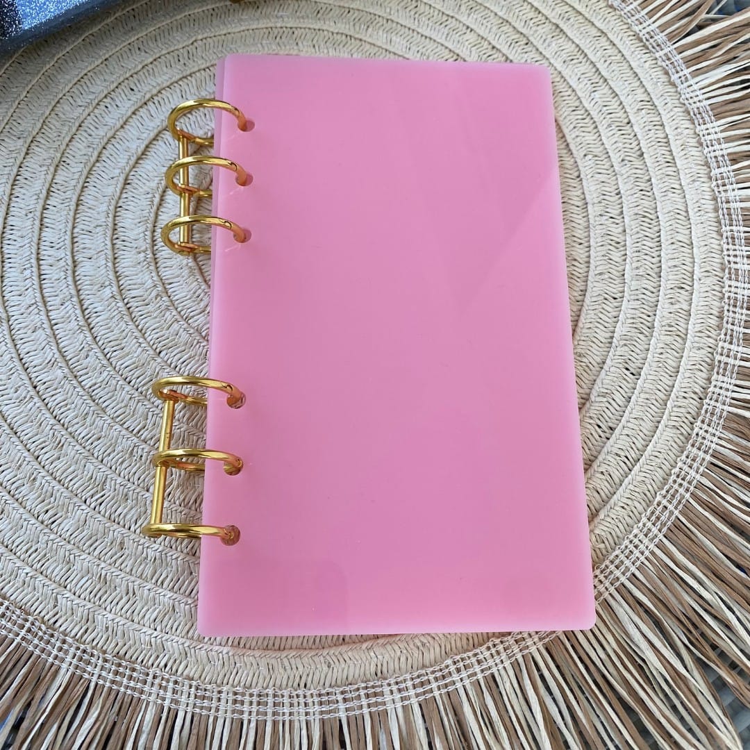 Segregator A6 akrylowy - Różowy - obrazek 1