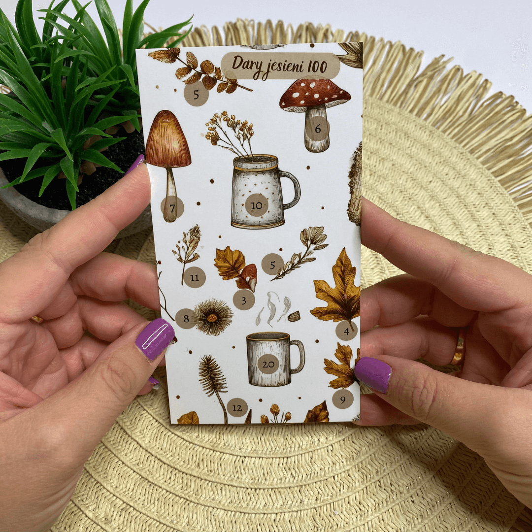 Wyzwanie oszczędnościowe dary jesieni 100 zł