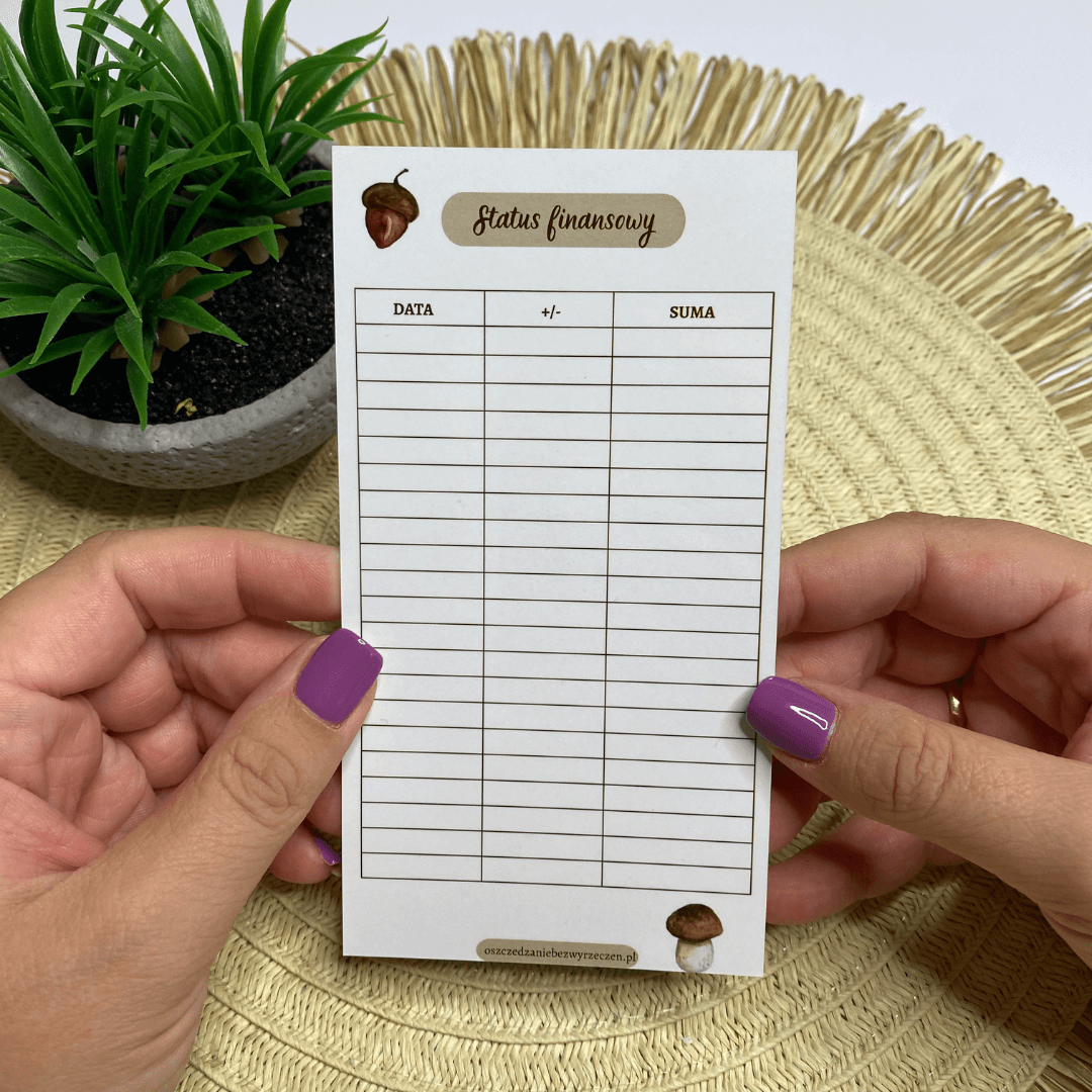 wyzwanie oszczędnościowe dary jesieni 100 status finansowy