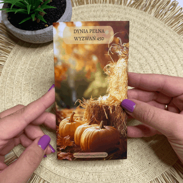 "Dynia pełna wyzwań" to wyzwanie książeczkowe, w którym znajdziesz zarówno zdrapki, zakreślanki jak i bonus, który umili Ci jesienną aurę.